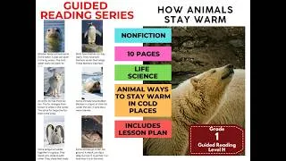 Thumbnail: Grade 1 Guided Reading Level H - How Animals Stay Warm (with Lesson Plan)