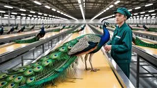 Thumbnail: Inside the Peacock Leather Factory — How Rare Iridescent Peacock Leather Becomes Luxury Bags