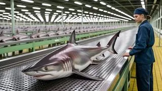 Thumbnail: Inside the Shark Leather Factory — How Rare Shark Skin Becomes Luxury Bags (Full Process)