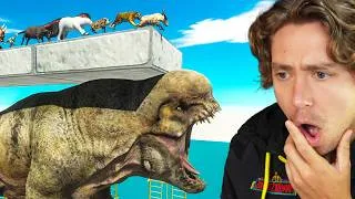 Thumbnail: Reacting To D-Rex Death Bridge in ARBS!!!