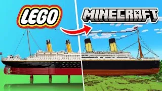 Thumbnail: I Built The BIGGEST LEGO SETS in Hardcore Minecraft