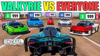 Thumbnail: I put the FASTEST Track Car through the Ultimate Drag Challenge (Valkyrie AMR Pro) | Forza Horizon 5