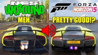 Thumbnail: Does NFS Really Have The BEST Engine Sounds? 25 Engine Sounds Compared! | FH5 VS NFS Unbound
