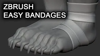 Thumbnail: ZBrush - Quick Bandages