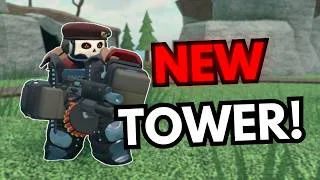 Thumbnail: The New Evolution Tower is AWESOME... (ENFORCER) - Tower Defense Simulator