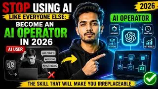 Thumbnail: Stop Using AI Like Everyone Else: Become an AI Operator in 2026