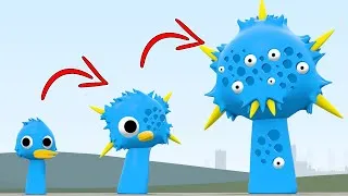 Thumbnail: EVOLUTION OF NEW AZURI SPRUNKI OC in Garry's Mod