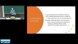 Thumbnail: COSIC Course 2026 - Bart Preneel (COSIC, KU Leuven) - PKI and Identity Management