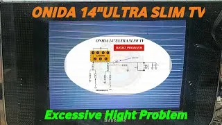 Thumbnail: onida ultra slim tv hight problem||vertical problem.
