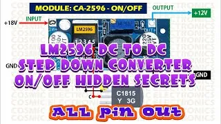 Thumbnail: LM2596 dc to dc step down/buck converter on/off hidden secrets.