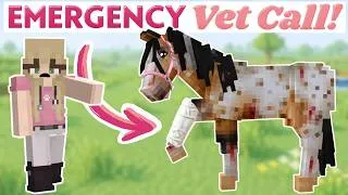Thumbnail: My Horse Got Hurt... VET EMERGENCY! | Minecraft SWEM RRP
