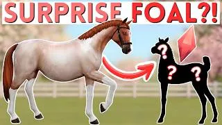 Thumbnail: My Rescue Mare Was Hiding a HUGE Secret… NEW FOAL?! | Sims 4 RRP