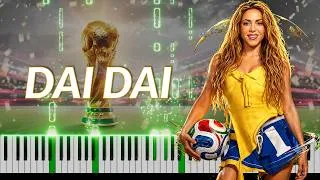 Thumbnail: Shakira & Burna Boy – Dai Dai (Official FIFA World Cup 2026 Song) | Piano Cover