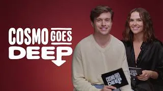 Thumbnail: Zoey Deutch & Nick Robinson Answer Rapid-Fire Questions | Cosmo Goes Deep | Cosmopolitan