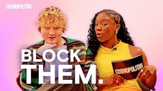 Thumbnail: Heartstopper’s Kizzy Edgell & Corinna Brown React to Your Relationship Problems | Cosmopolitan UK