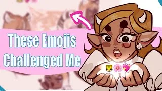 Thumbnail: I Made ART From Random Emojis! | Emoji Art Challenge