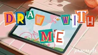 Thumbnail: my digital art process ⁎⁺˳✧༚ chill lofi draw with me in procreate