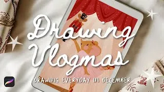 Thumbnail: Festive Nutcracker Draw With Me | Procreate Digital Art | December Drawing Challenge - Vlogmas
