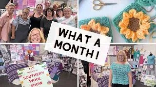 Thumbnail: What a Month! 😅 My August Crochet Round Up | Yarn Shows, Workshops & CAL Prep