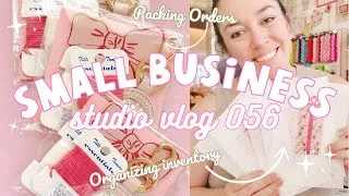 Thumbnail: Day in the Life of a Needlepoint Designer Small Business, Studio Vlog 056, Small Business Vlog