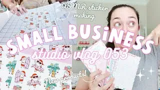 Thumbnail: Day in the Life of a Small Business Owner, ASMR Sticker Making, Organization, & More! 054