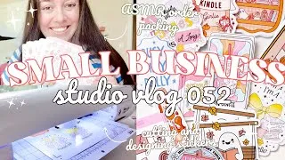 Thumbnail: Day in the Life of a Small Business Owner, ASMR Packing Orders, Studio Vlog 052