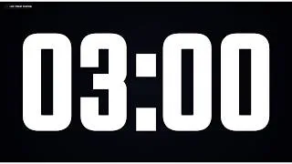 Thumbnail: 3 Min Timer 3 minute Countdown Timer 180s sec Seconds