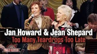 Thumbnail: Jan Howard & Jean Shepard sing "Too Many Teardrops Too Late"