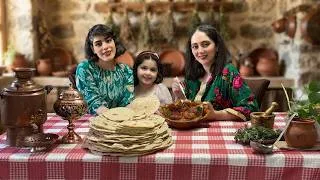 Thumbnail: Cozy Village Kitchen | Baking Fresh Flatbread & Homemade Chicken Meatballs