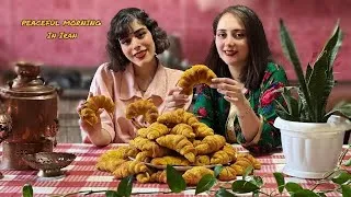 Thumbnail: A Peaceful Village Morning | Homemade Chicken Croissants in Our Village Kitchen
