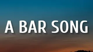 Thumbnail: Shaboozey - A Bar Song (Tipsy) (Lyrics) "someone pour me up a double shot of whiskey"