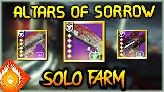 Thumbnail: Hidden T-5 Loot ? Solo Altars of Sorrow - Full Completion - Solar Warlock | Destiny 2
