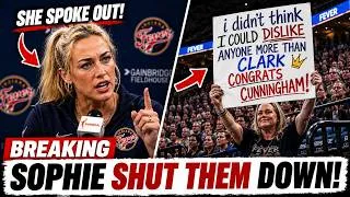 Thumbnail: Sophie Cunningham SILENCES Toxic WNBA Fans as Caitlin Clark & Fever Beat Portland Fire!