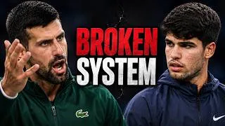 Thumbnail: 🏆 Djokovic EXPOSES Tennis as Alcaraz Injury Fears Go Viral
