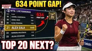 Thumbnail: ONLY 634 POINTS LEFT! Alex Eala’s Incredible Race to the WTA Top 20 Begins!