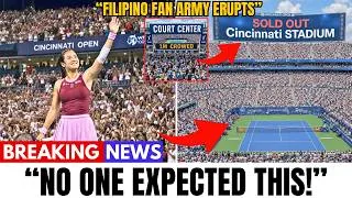 Thumbnail: SHOCKING! Alex Eala's Massive Filipino Fan Army Turns Cincinnati Into A Home Court!