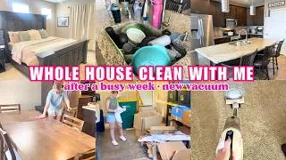 Thumbnail: WHOLE HOUSE RESET 2026 | Clean With Me | Cleaning & Decluttering Motivation + New Cordless Vacuum