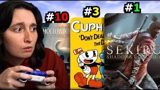 Thumbnail: I Tried the 10 Hardest Games of All Time. It sucked.