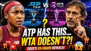 Thumbnail: SHOCKING! Coco Gauff’s Ex Coach Reveals What the ATP Has That the WTA Still Lacks!