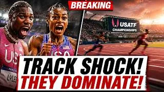 Thumbnail: BREAKING! Noah Lyles & Sha’Carri Richardson Dominate USATF 100m Heats with Powerful Performances!
