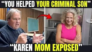 Thumbnail: Karen Mom Helps Son Escape Police... Judge Middleton DESTROYS Her Excuses!