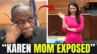Thumbnail: Entitled Karen Thinks She's Above The Judge... Instant REGRET!