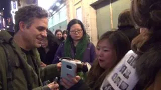 Thumbnail: Mark Ruffalo Greets Fans Stage Door The Price Broadway