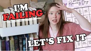Thumbnail: trying to complete my bingo tbr by the end of the year 👉 romantasy reading vlog