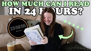 Thumbnail: 24 Hours. 3 Books. 1 New 5-Star Favourite ⏰ 24 hour readathon