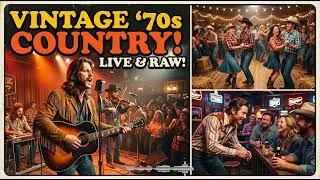 Thumbnail: 1970s Honky Tonk LIVE 🤠 Nonstop Country Bar Nights No Modern Music