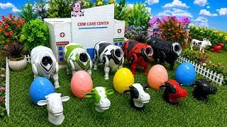 Thumbnail: Farm Toy Walking Cow and Baby Calf Birth