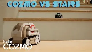 Thumbnail: Cozmo vs Stairs 😳 Cozmo Being a Genius 💡 HELLO COZMO
