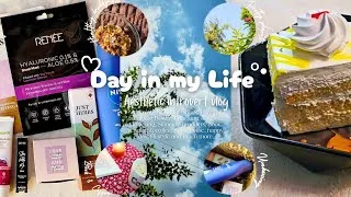 Thumbnail: 𝗗𝗮𝘆 𝗶𝗻 𝗺𝘆 𝗟𝗶𝗳𝗲 ♡🌷| 𝗔𝗲𝘀𝘁𝗵𝗲𝘁𝗶𝗰 𝗩𝗹𝗼𝗴 𝗜𝗻𝗱𝗶𝗮𝗻 |𝗛𝗼𝗺𝗲𝗯𝗼𝗱𝘆 𝘃𝗹𝗼𝗴 |  #aesthetic #food #weeklyvlog #minivlog