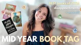 Thumbnail: There are 5⭐️ book recs in this video 👀🧚‍♀️📖 (mid year book tag)